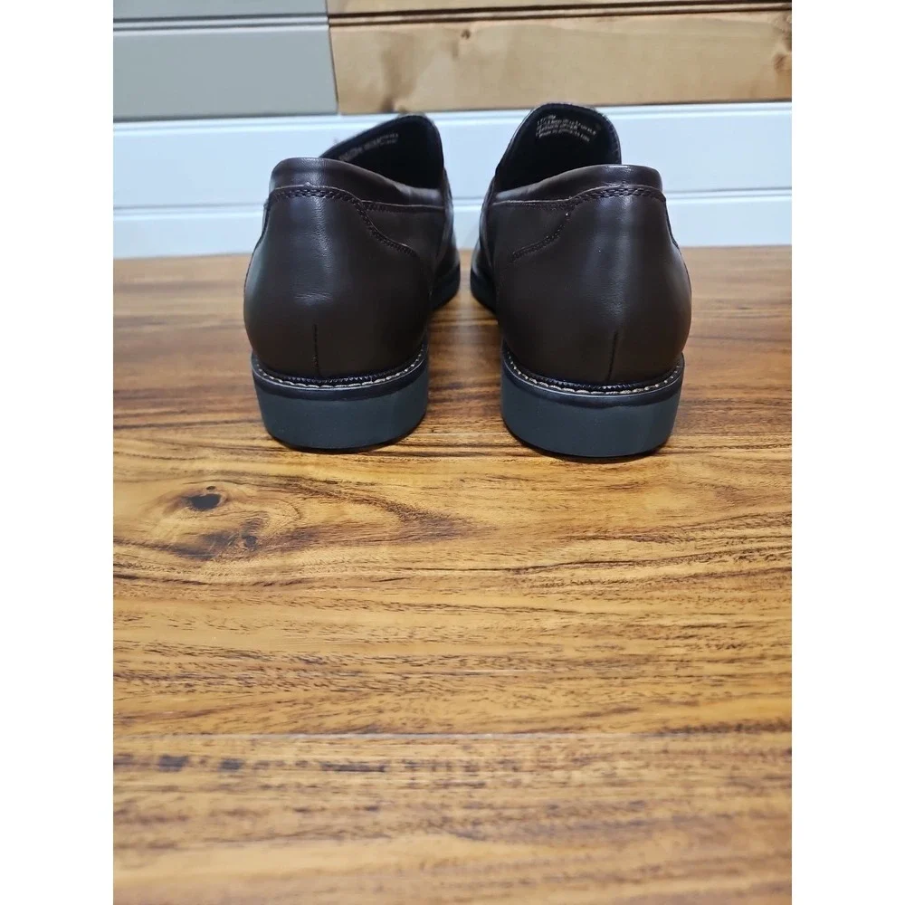 Apex Penny Loafer Oxford LT210M Mens Size 11.5 Brown Diabetic Orthopedic